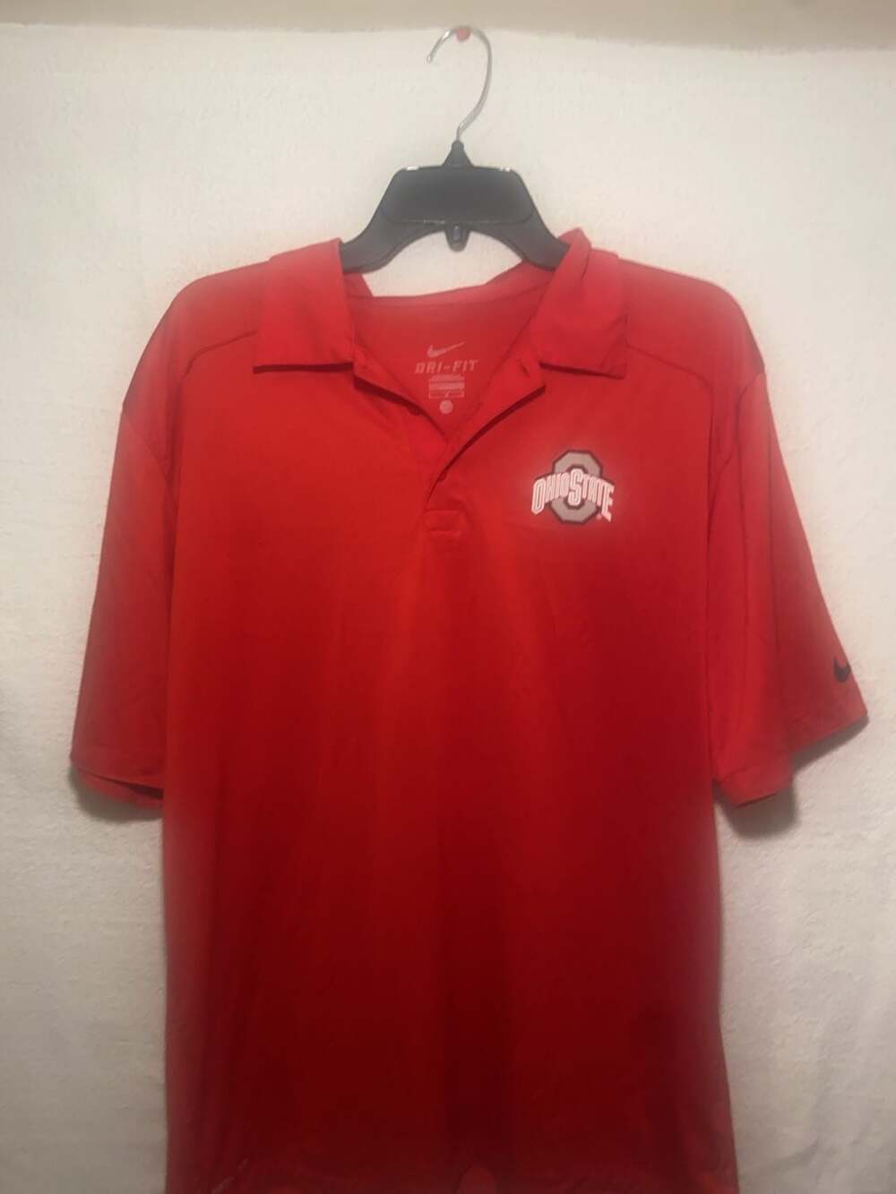 Nike Ohio State Buckeyes Dri-FIT Polo Shirt Red